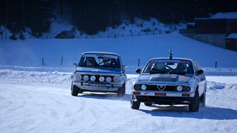 Illustration for article titled BMW Went Ice Racing With A 2002 TI